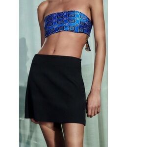 NWOT Zara Classic Black Mini Skirt | Small (US 2-4) | Perfect Condition